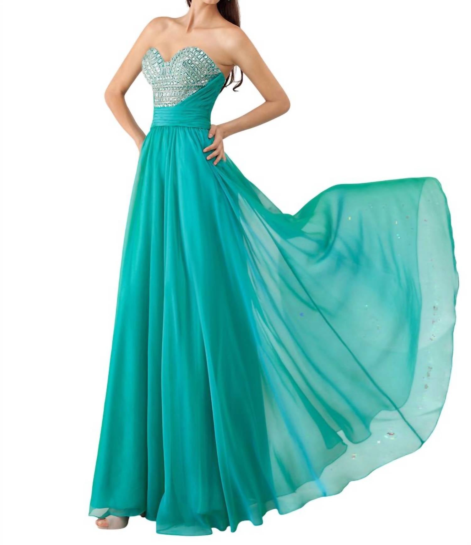 Angela & Alison - Beaded Prom Dress