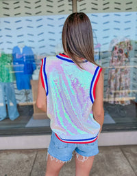 Queen Of Sparkles - USA All Day Vest