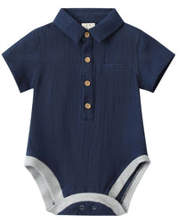 Me & Henry - Boys Helford Woven Onesie