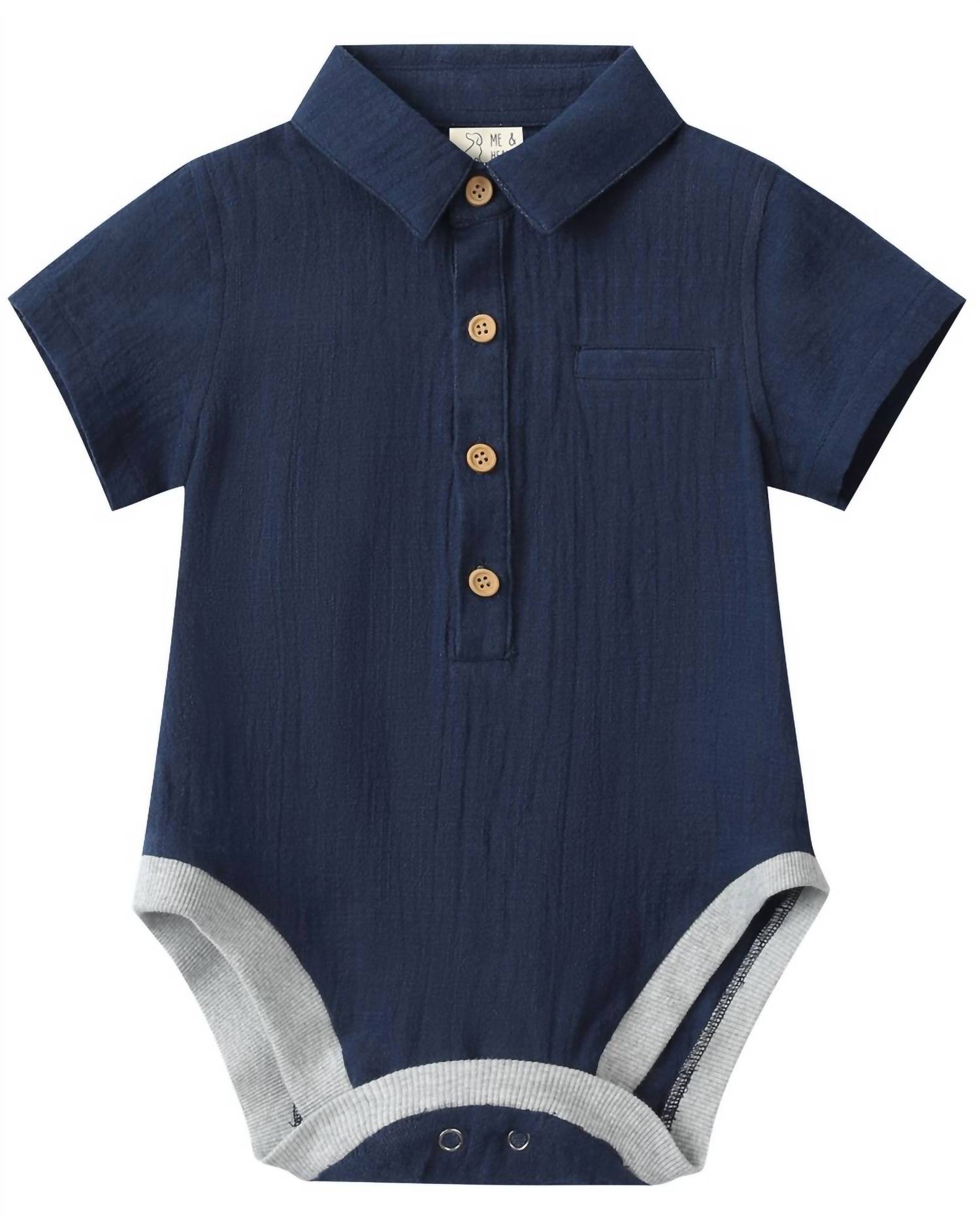 Me & Henry - Boys Helford Woven Onesie