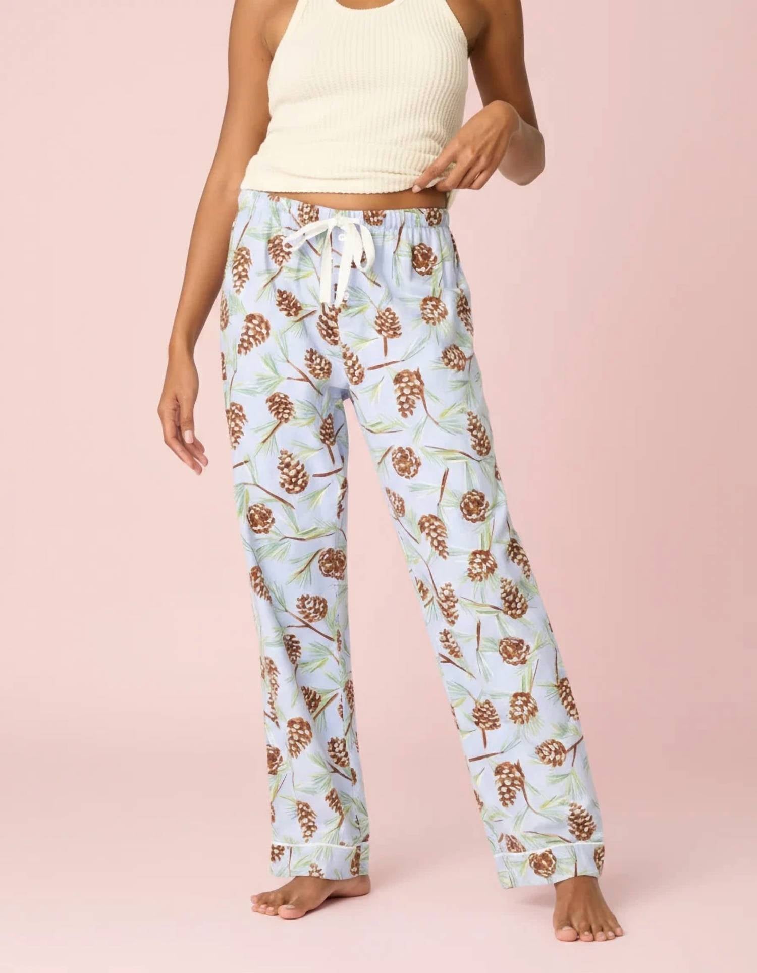 Pj Salvage - Pinecone Flannel Pants
