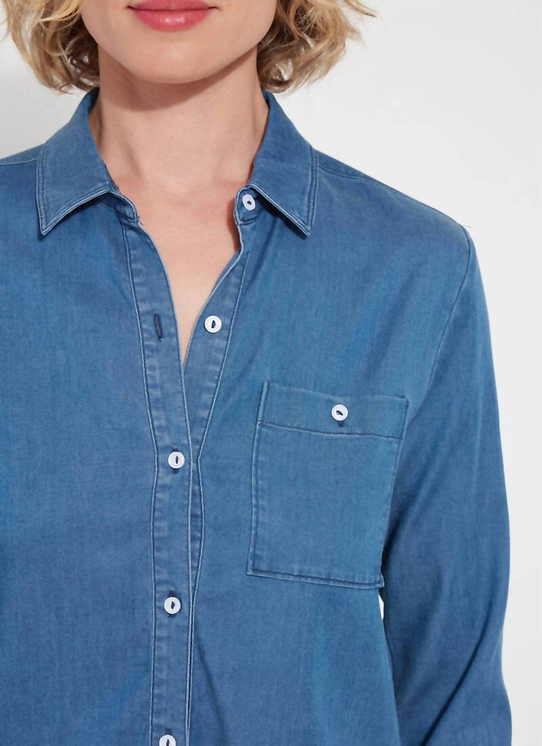 Lysse - Drew Stretch Chambray Shirt
