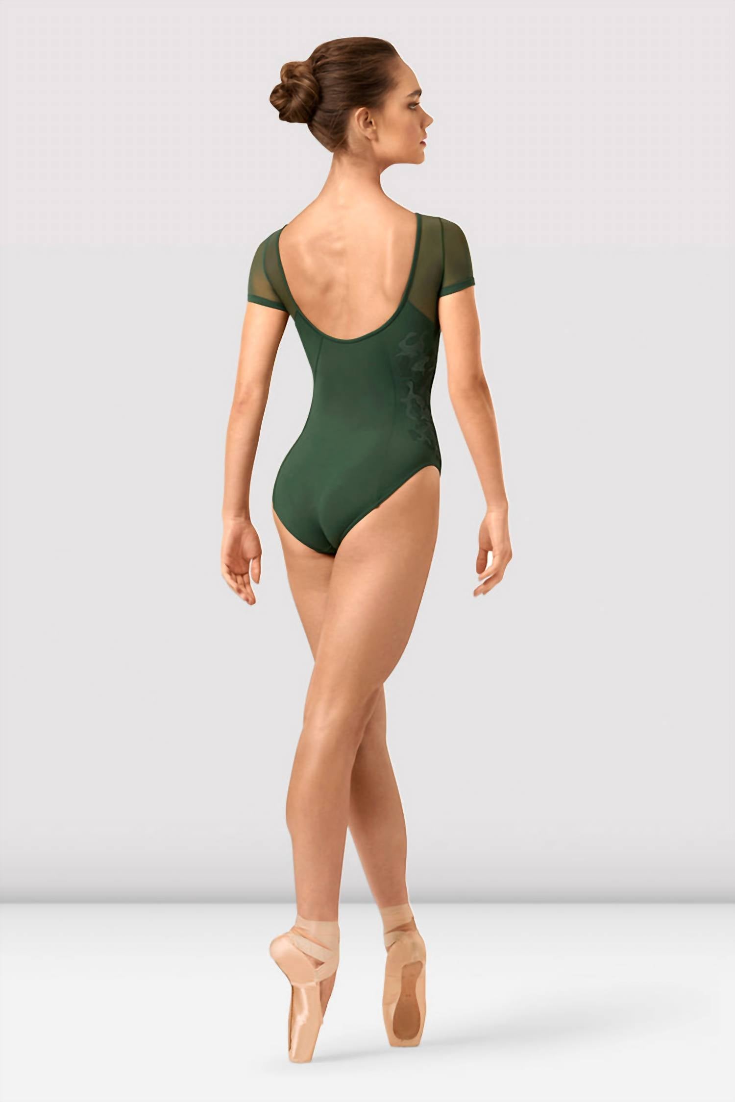 Bloch - Ladies Adalia Camo Boat Neck Cap Sleeve Leotard
