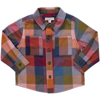 Pink Chicken - Boy's Jack Long Sleeve Shirt