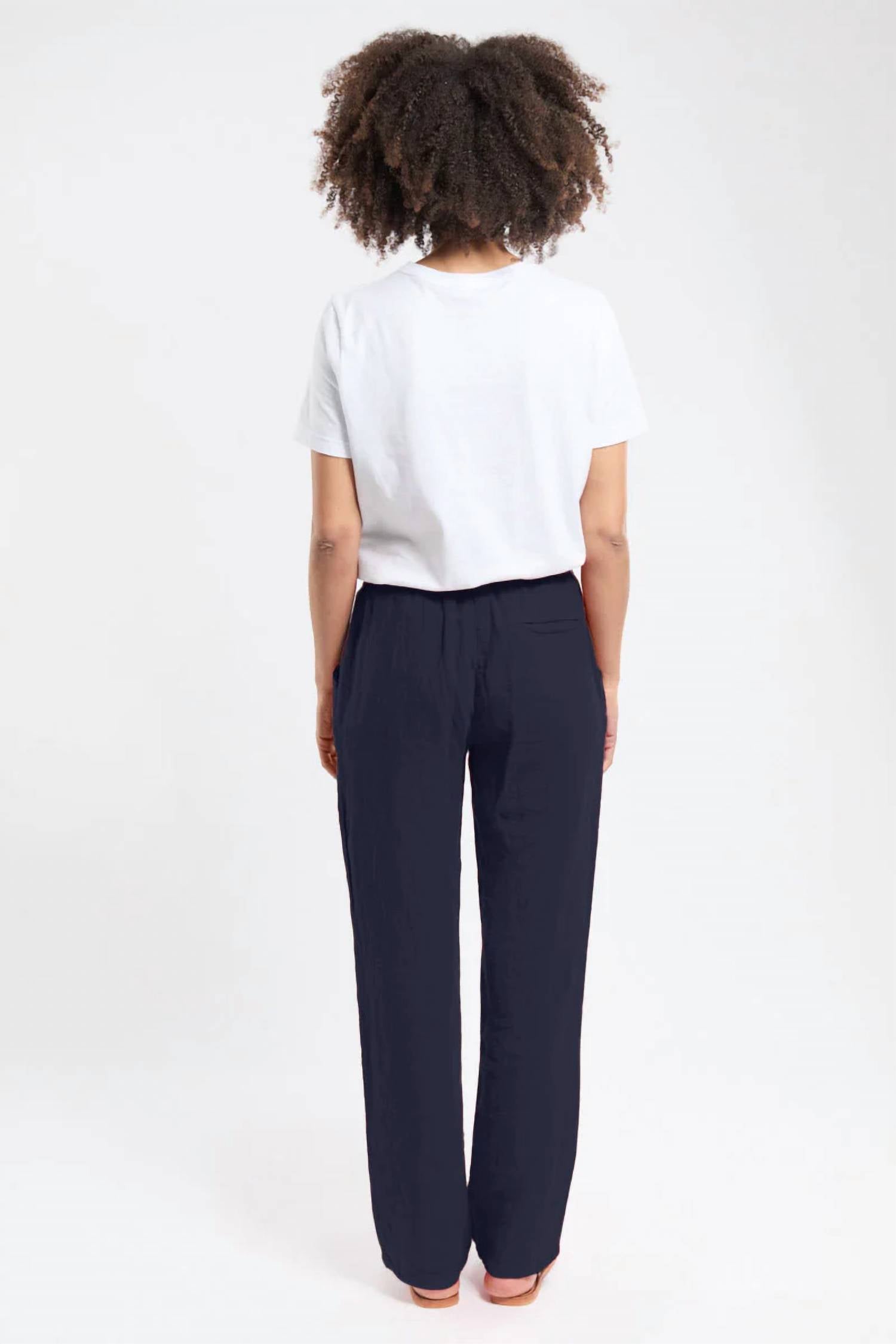 Armor-Lux - Drawstring Linen Pant