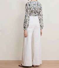 Veronica Beard - Vicki Wide Leg Denim Jeans
