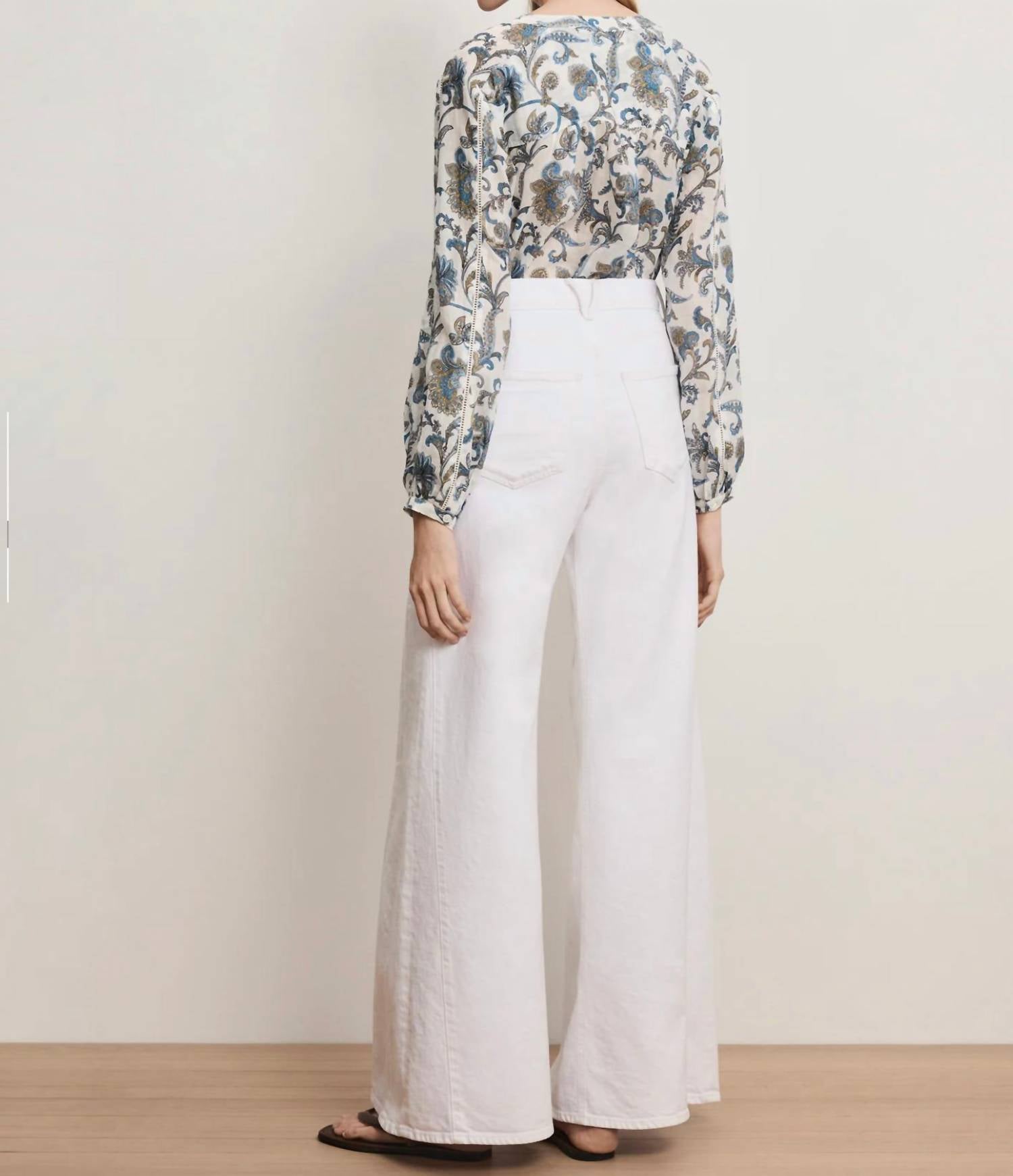 Veronica Beard - Vicki Wide Leg Denim Jeans
