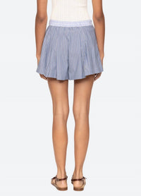 SEA Helmi Striped Shorts in blue - women's shorts - detail view