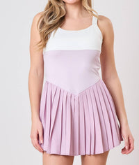 Peach Love - Color Block Romper