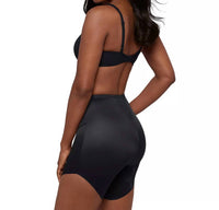 Miraclesuit Show Stopper Slanted Hem Shaping Short in black - women's intimate - detail view