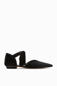 Ulla Johnson Women's Corinna Eyelet Flat in noir - women's flats