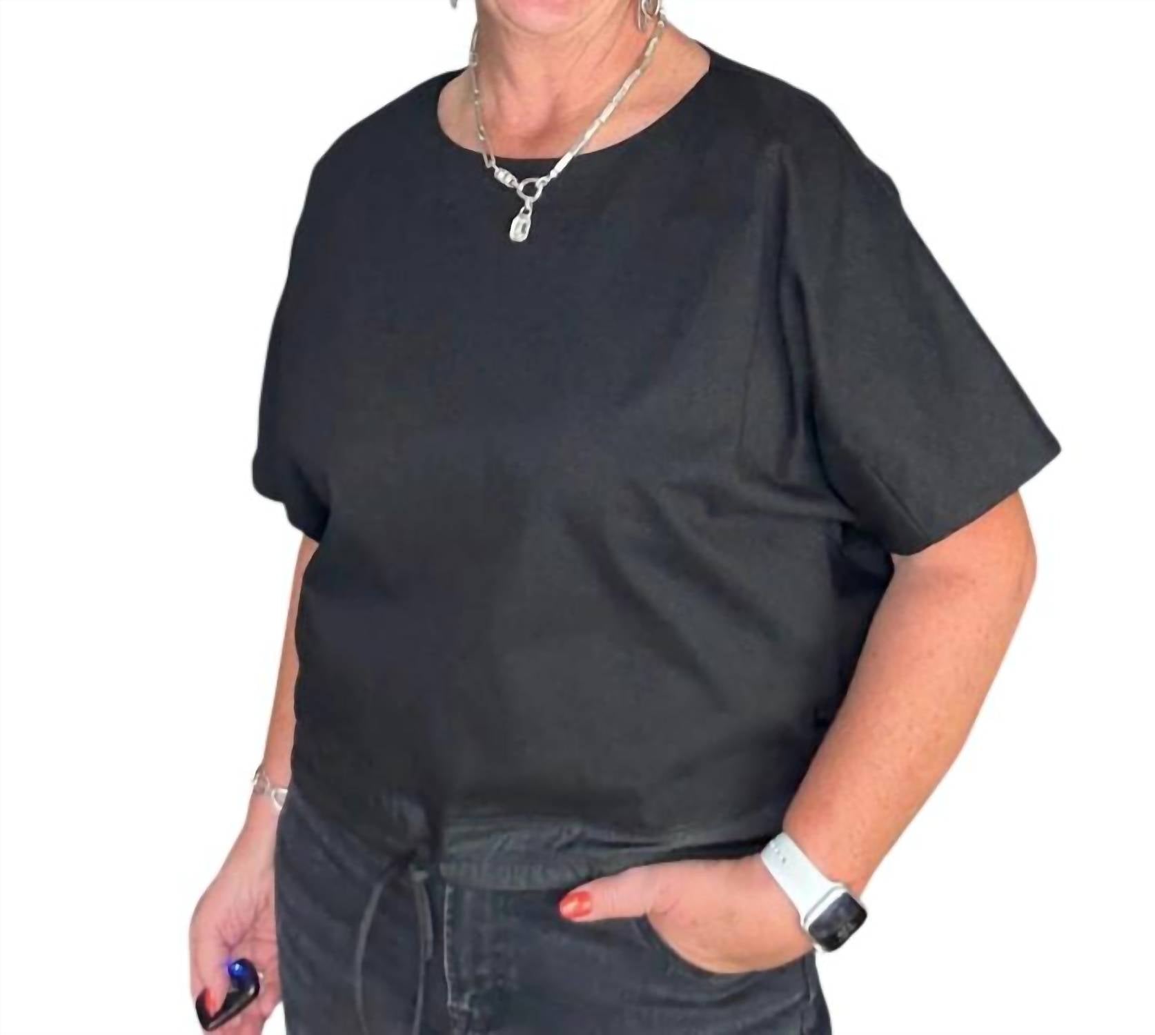 Entro - Waist Tie Dolman Top