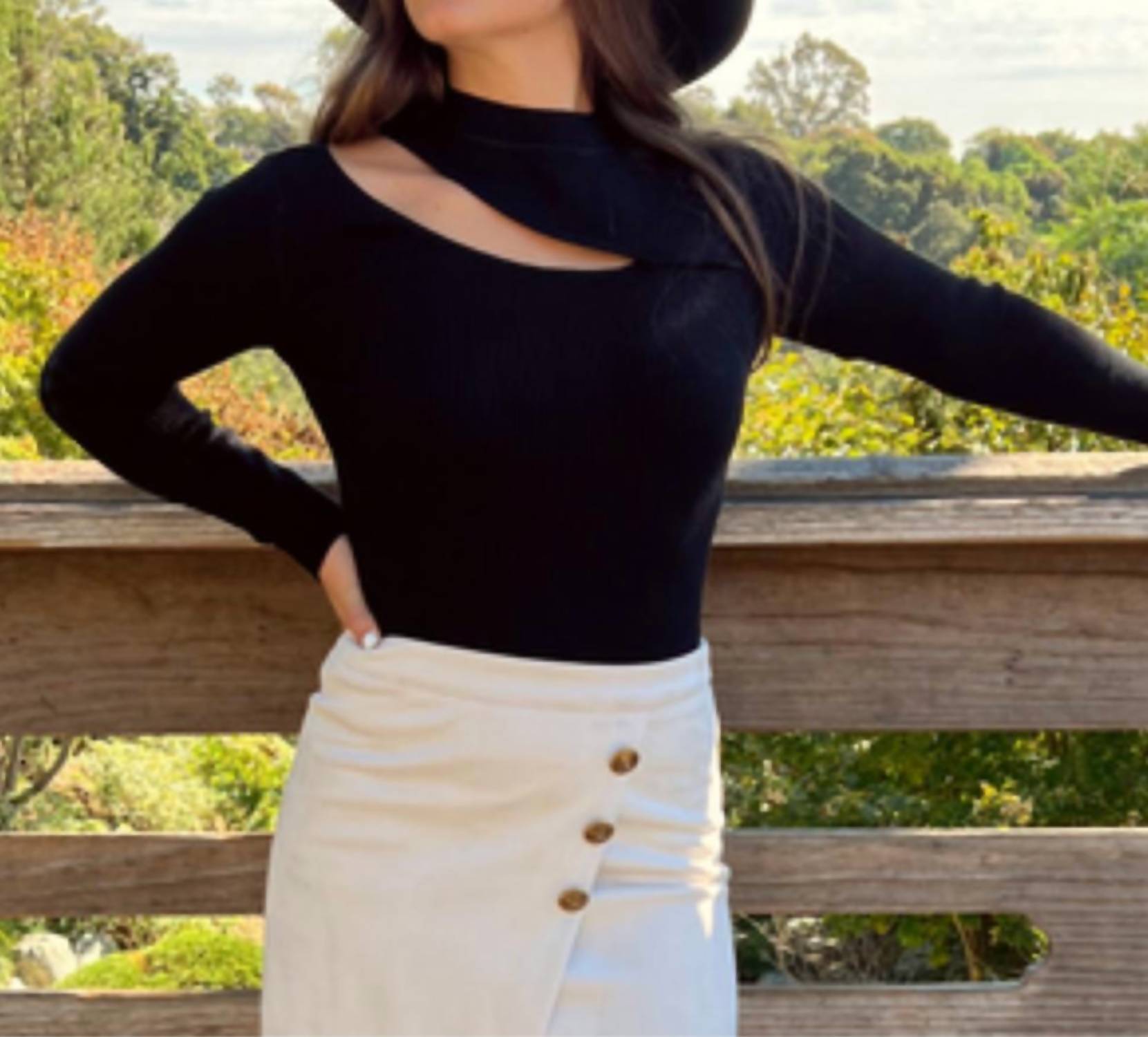 Lucy Paris - Cut Out Sweater