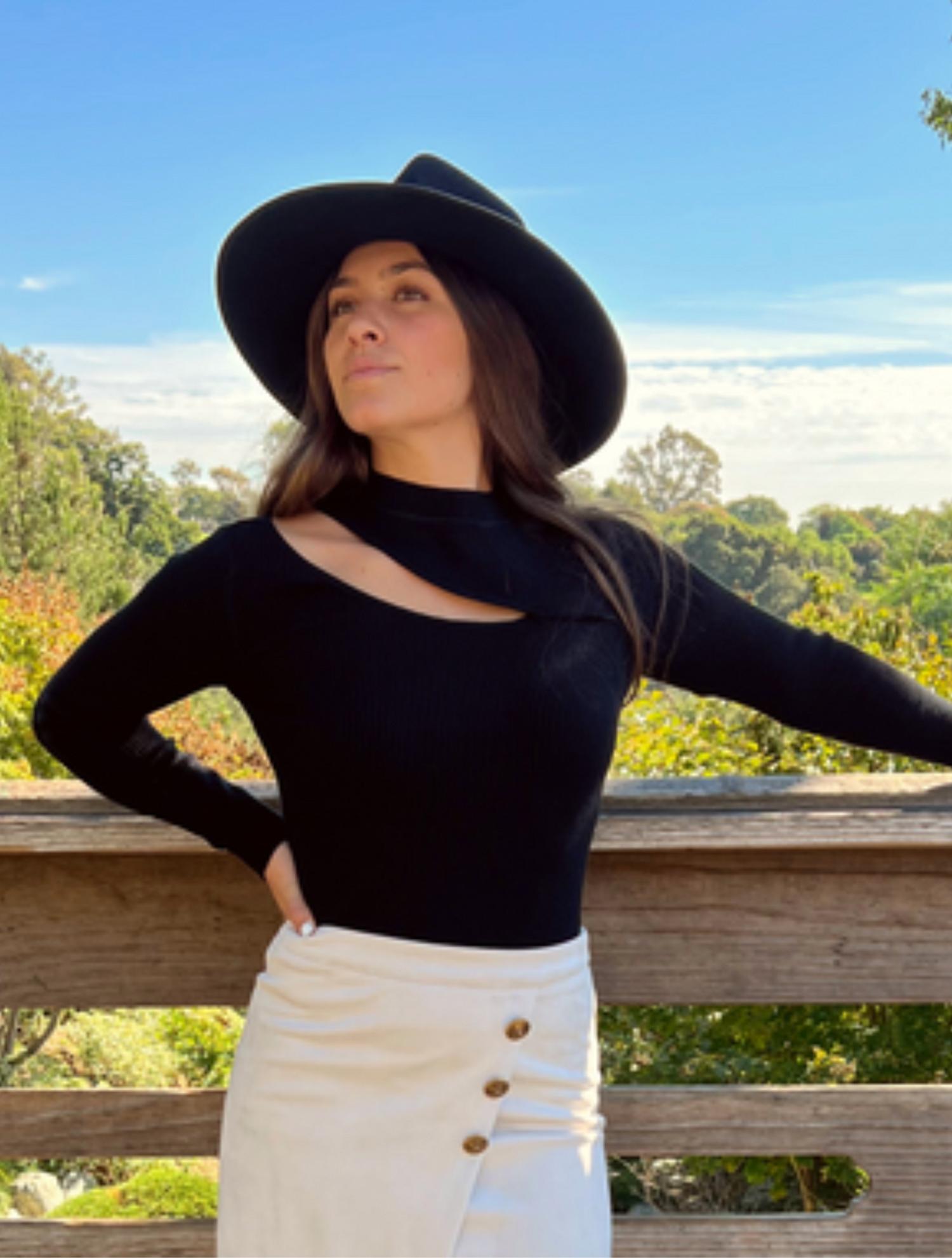 Lucy Paris - Cut Out Sweater