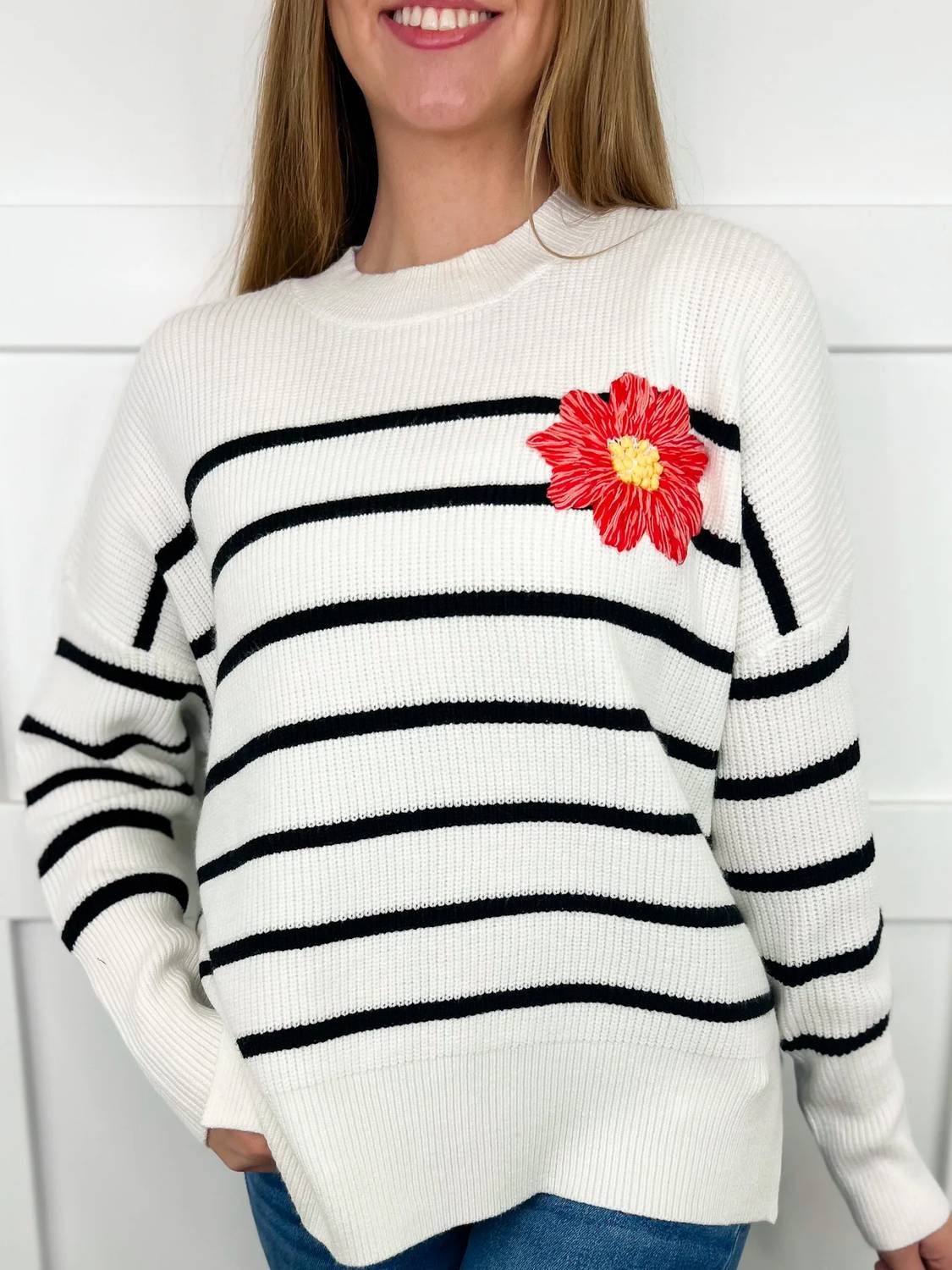 Sew In Love - Perfect Detail Knit Long Sleeve Sweater Top