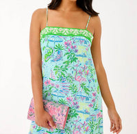 Lilly Pulitzer Amalfi Silk Maxi Dress in salt pond blue - women's dress - view 7