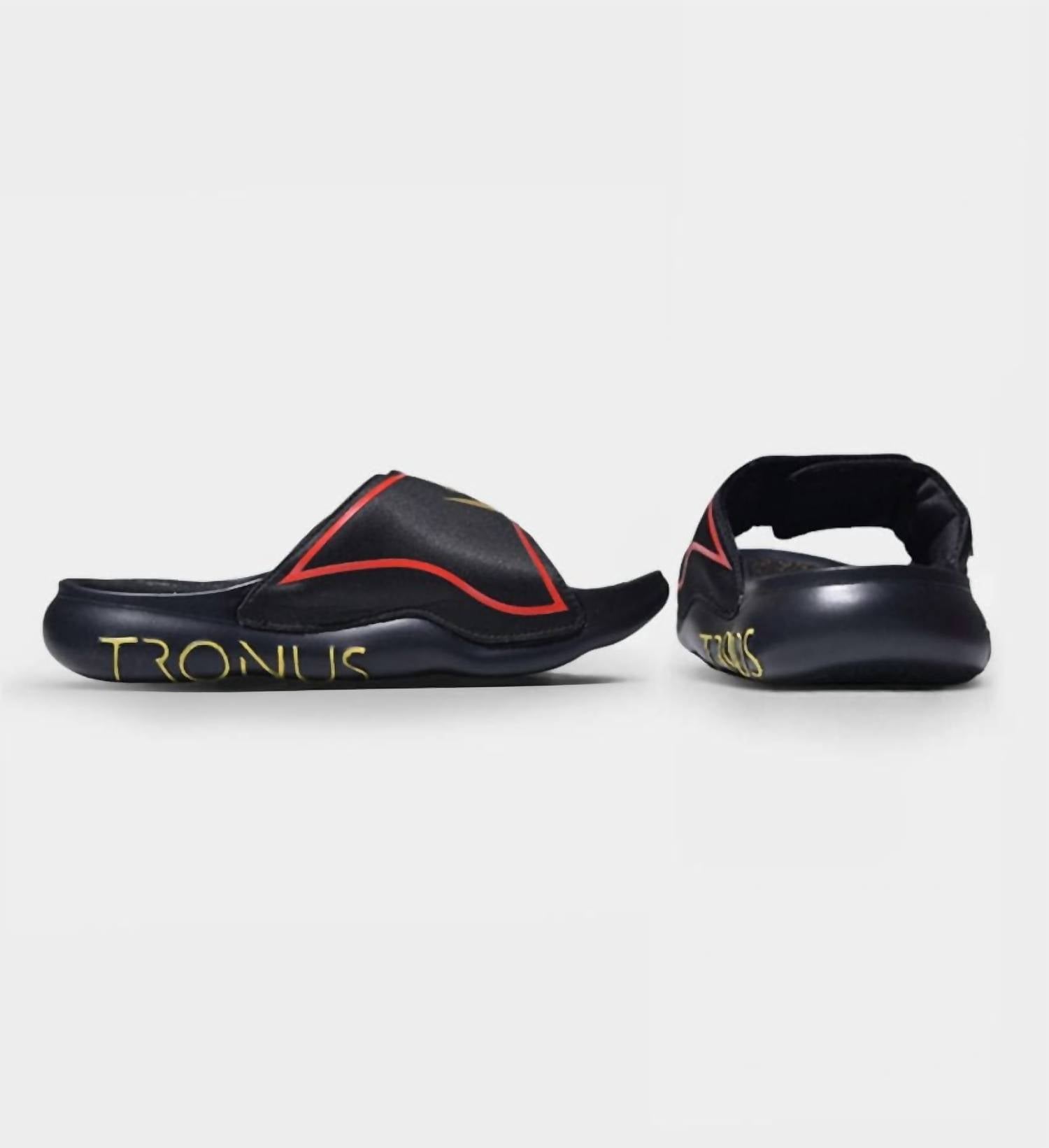 TRONUS Unisex Motherland Slide Sandal in black multi - item - detail view