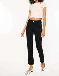 Kancan - Open Pack High Rise Slim Straight Jeans