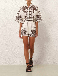 Zimmermann - Ascension Embroidered Short