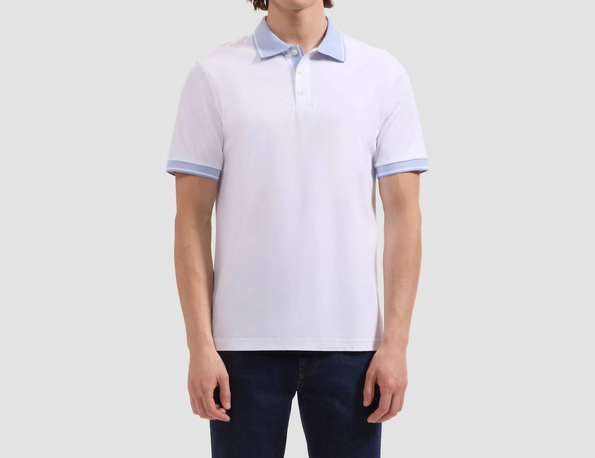 Bugatchi Uomo - Short Sleeve Three Button Polo