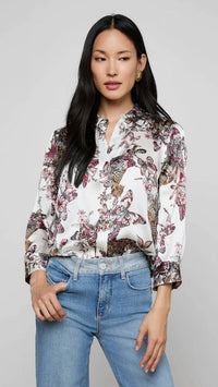 L'Agence - Dani Silk Blouse