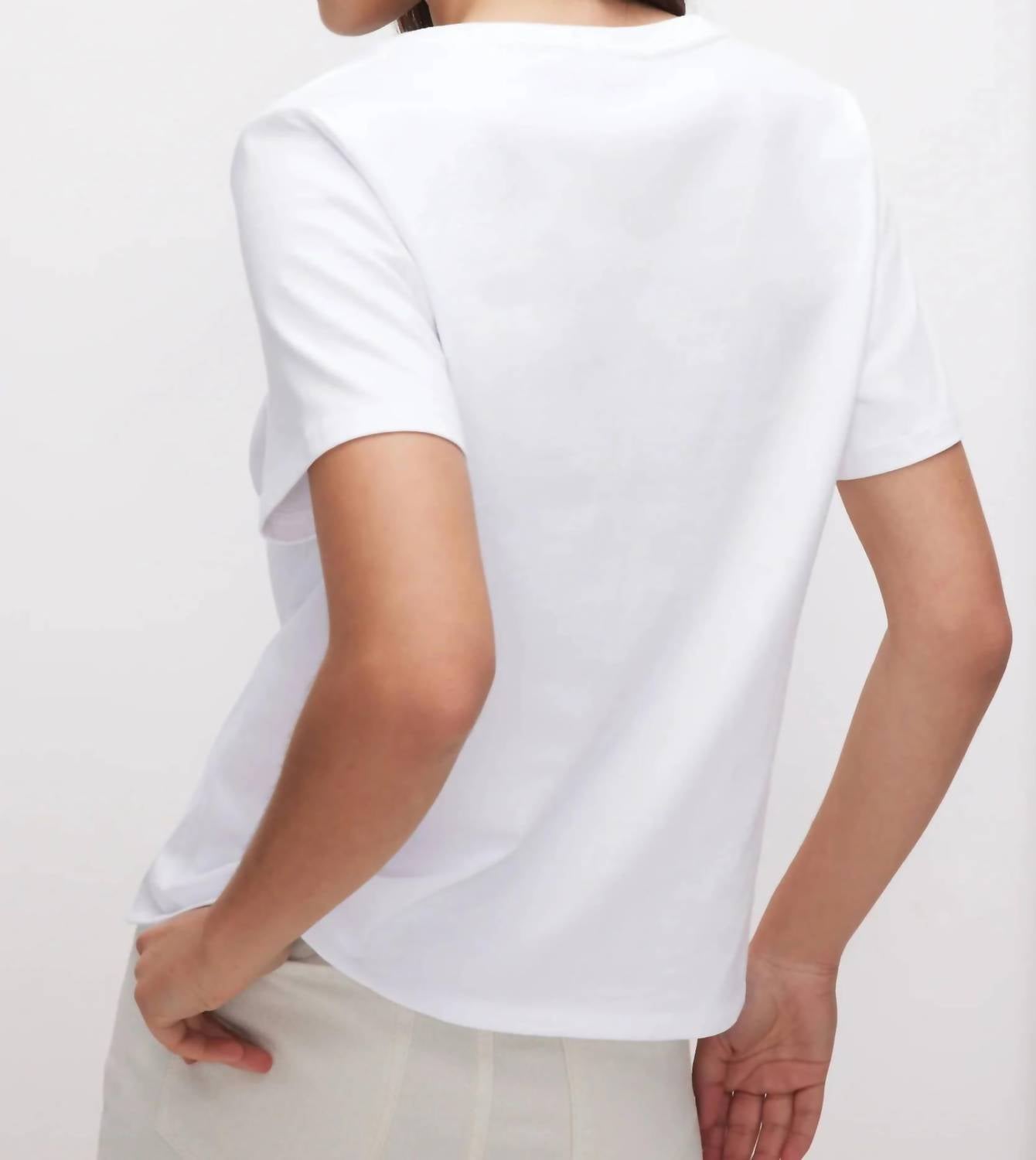 Good American - Heritage V-neck Tee