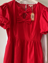 Jodifl - Women's Bell Bow Mini Dress