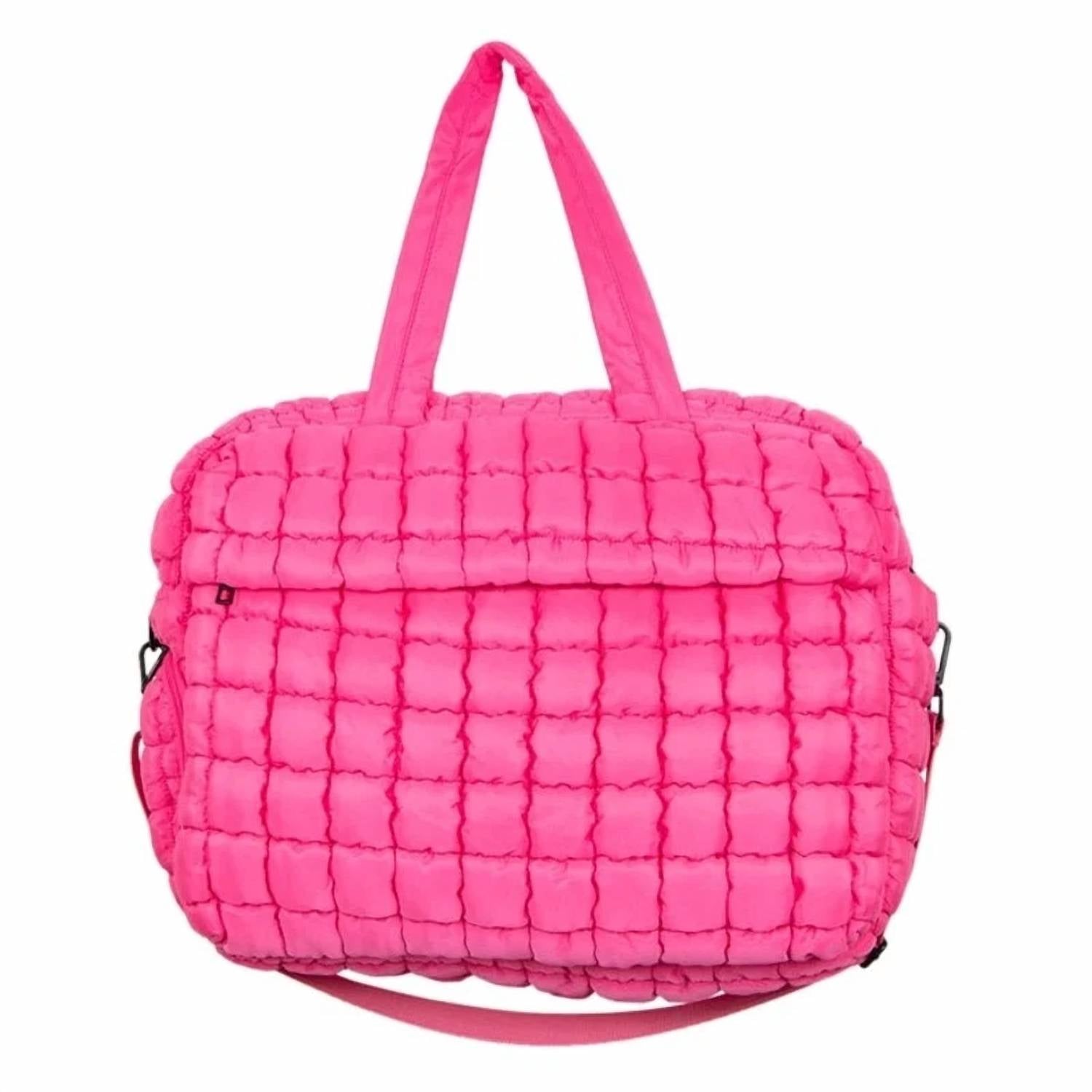 Katydid - Women's Quilted Puffer Weekender Duffle Bag