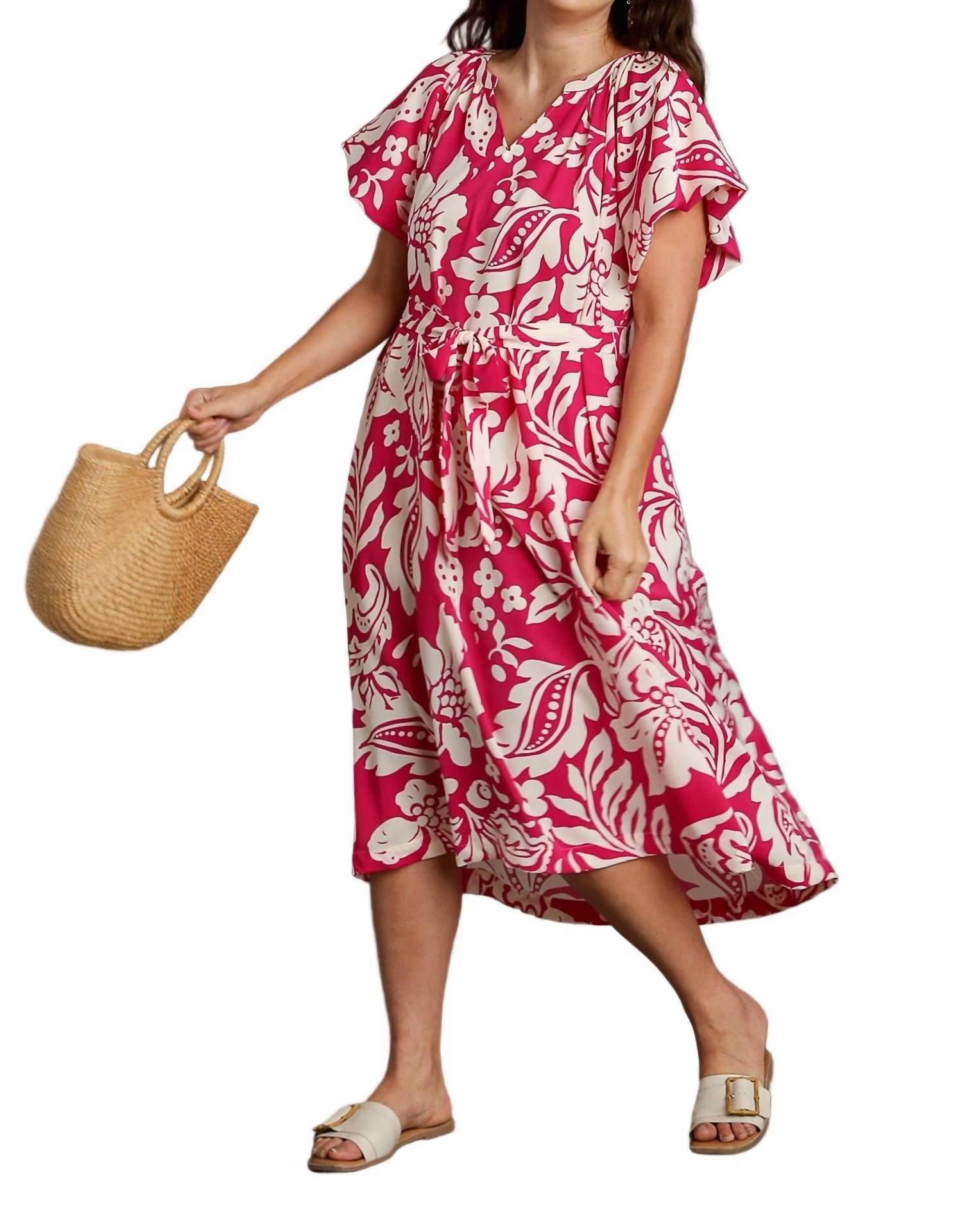 Umgee - Two Tone Midi Dress