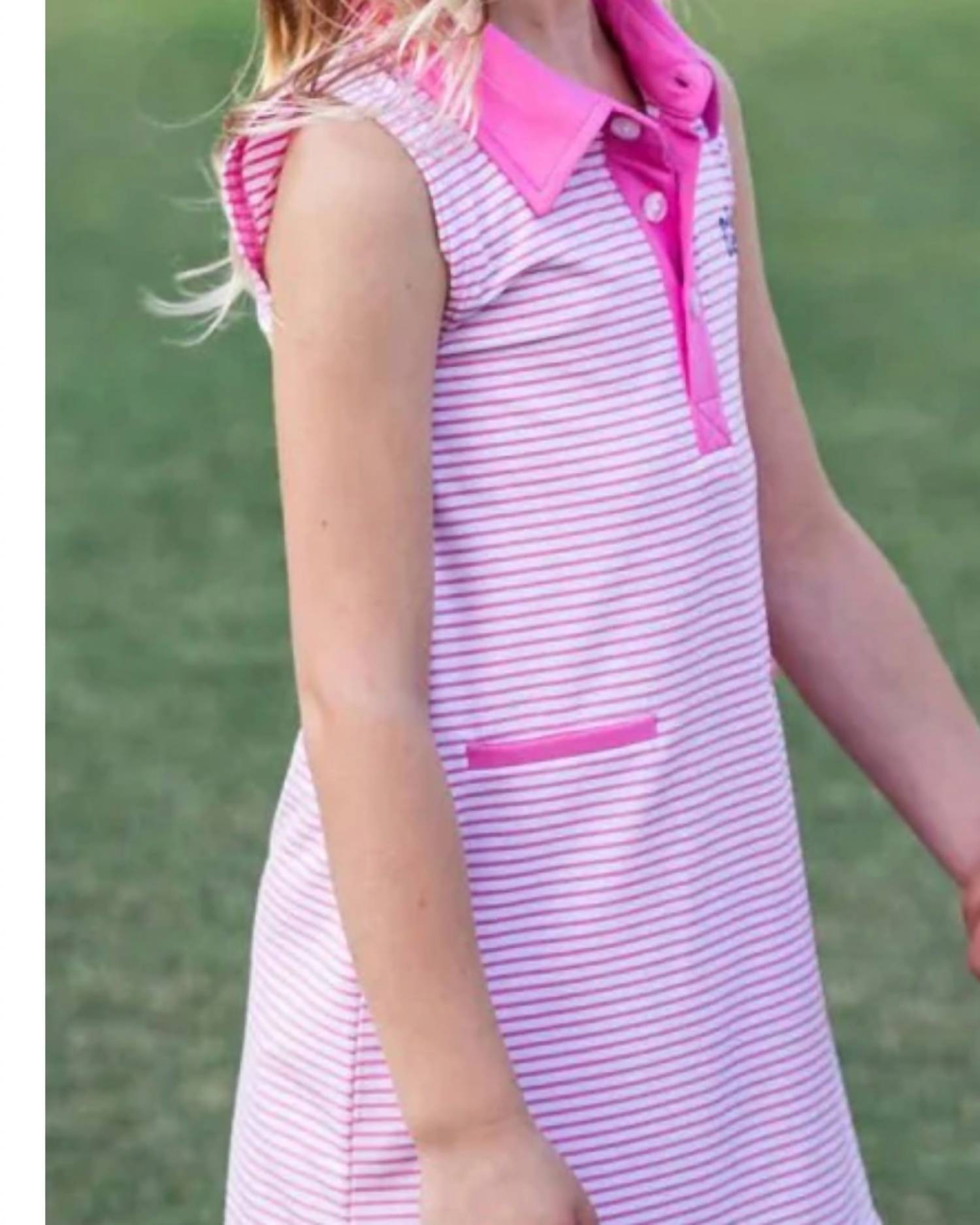 Prodoh - Girls' Sleeveless Pro Performance Polo Dress