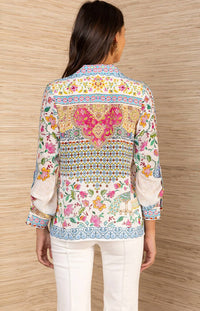 Hale Bob - Inez Button Up Silk Top