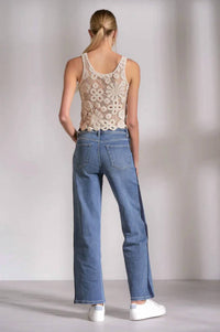 Elan - Gigi Slim Wide Leg Jeans