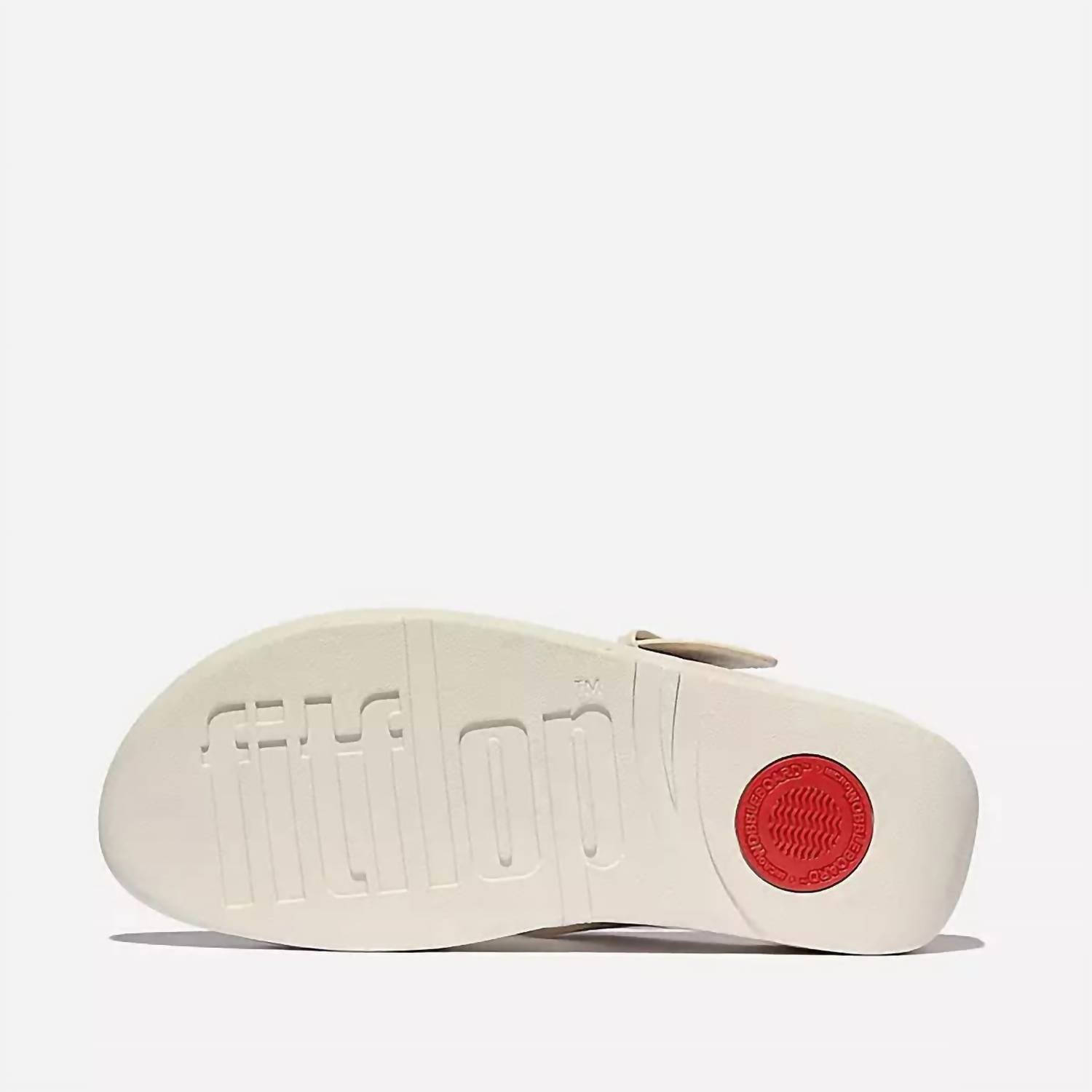 Fitflop - Women's Lulu Resin Buckle Toe Post Sandal