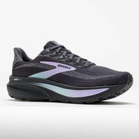 BROOKS Women's Ghost 17 Running Shoes in grey clearwater purple - women's shoe