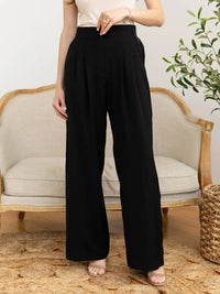 Skies Are Blue - Bond Street Wide Leg Trouser Pants