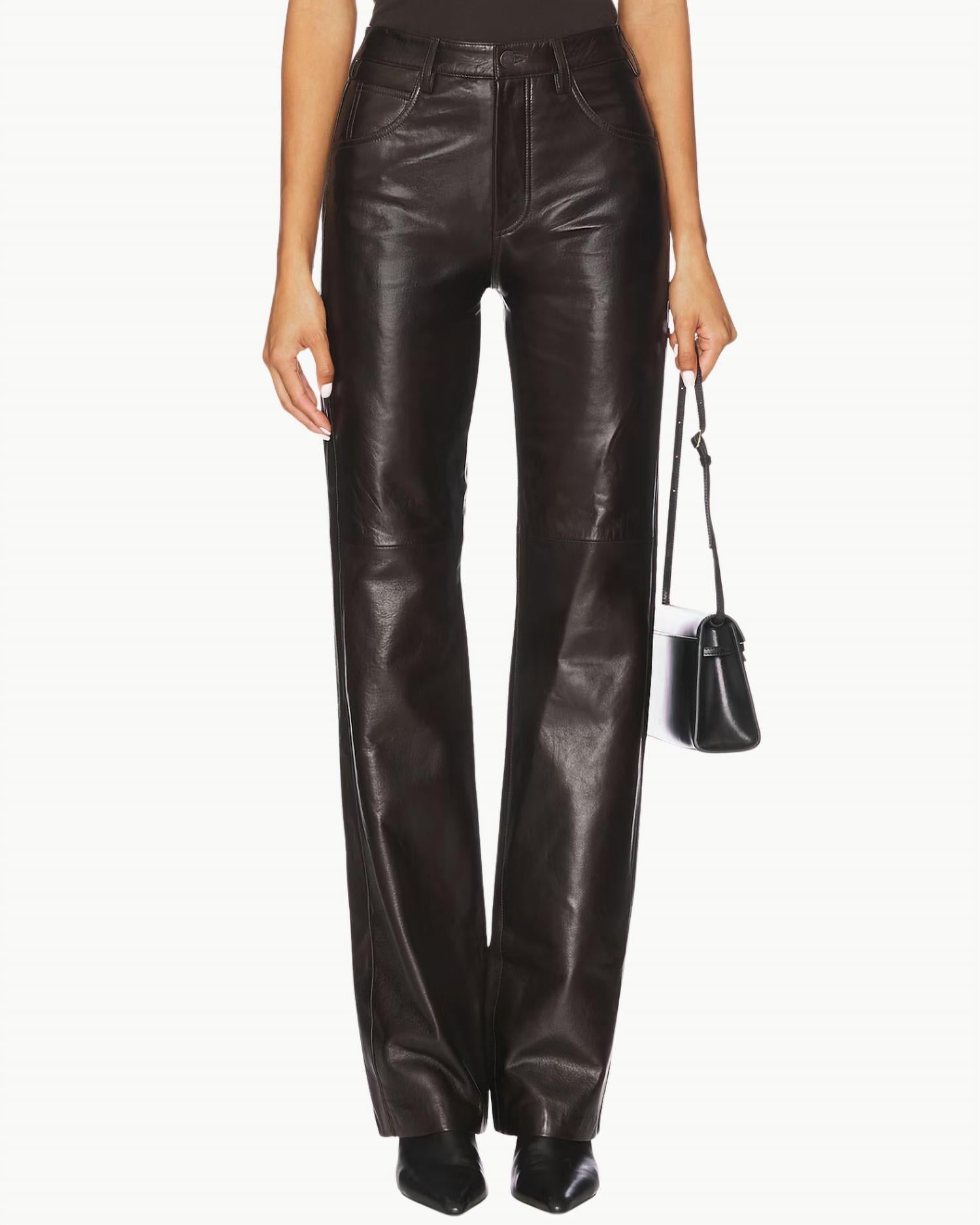 Nili Lotan - Women's Joan Leather Pant