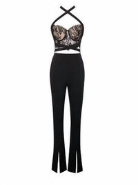 Miss Circle - Carmela Halter Jumpsuit