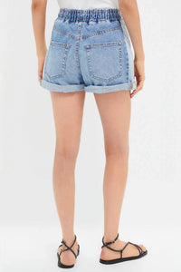 ASKK NY Cancun Short in blue - women's shorts - alternate view