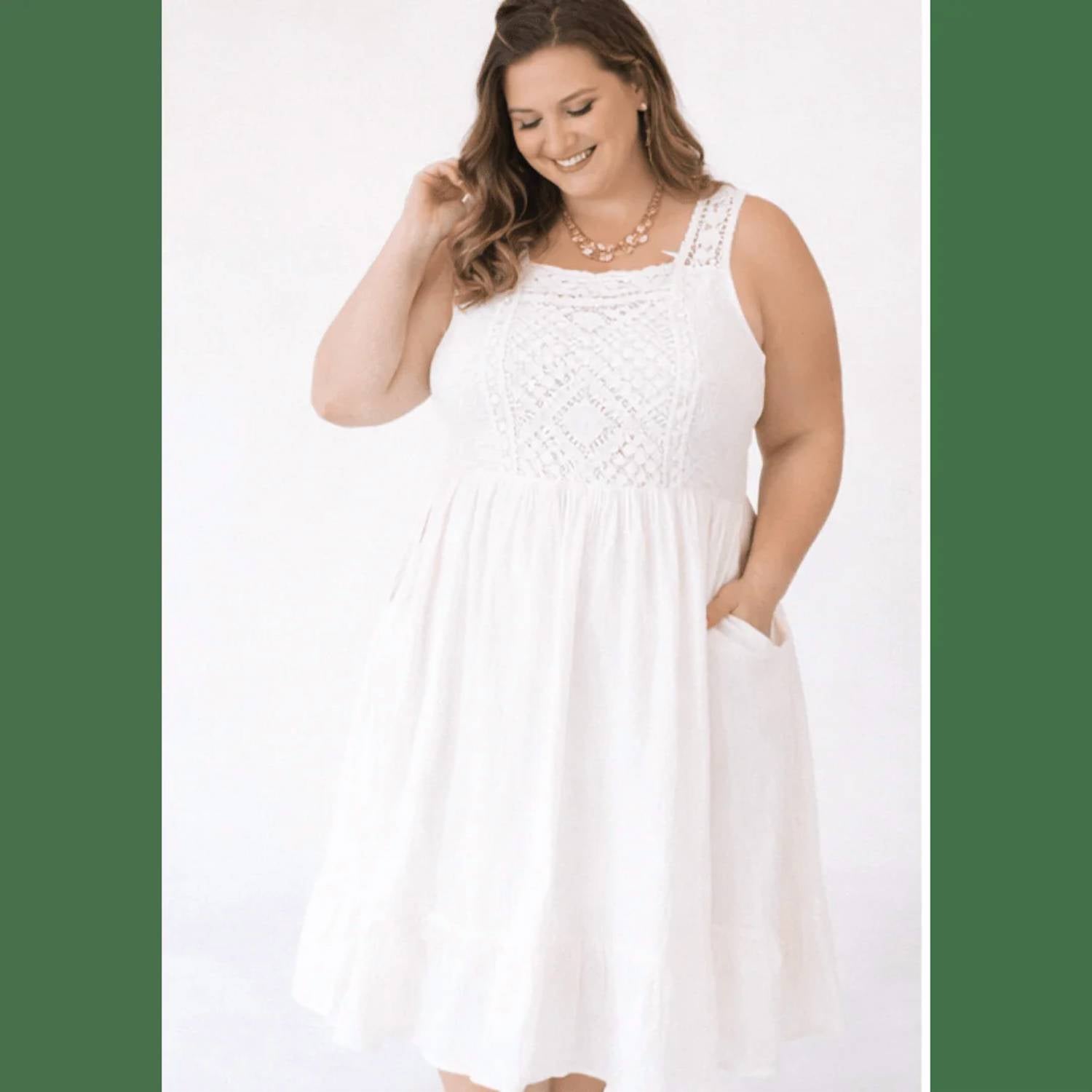 Haha Mama - Crochet Dress