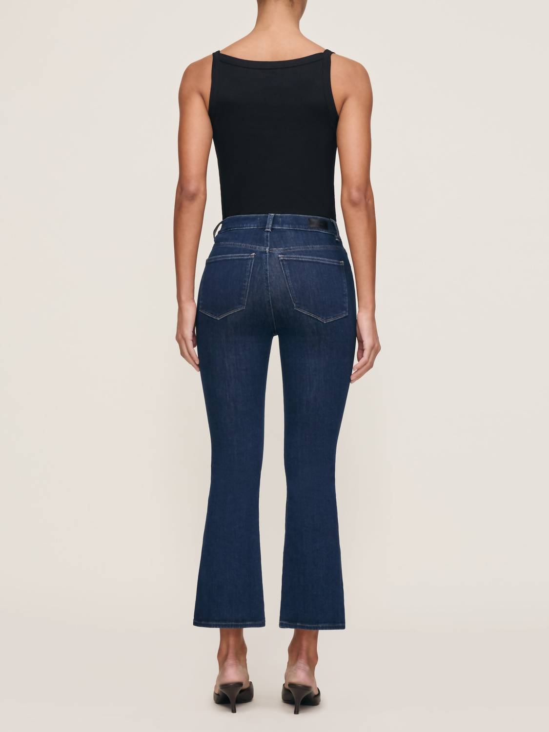 DL1961 - Women's Bridget Boot High Rise Instasculpt Crop Jeans in lunar sky 2 - women's jeans - alternate view