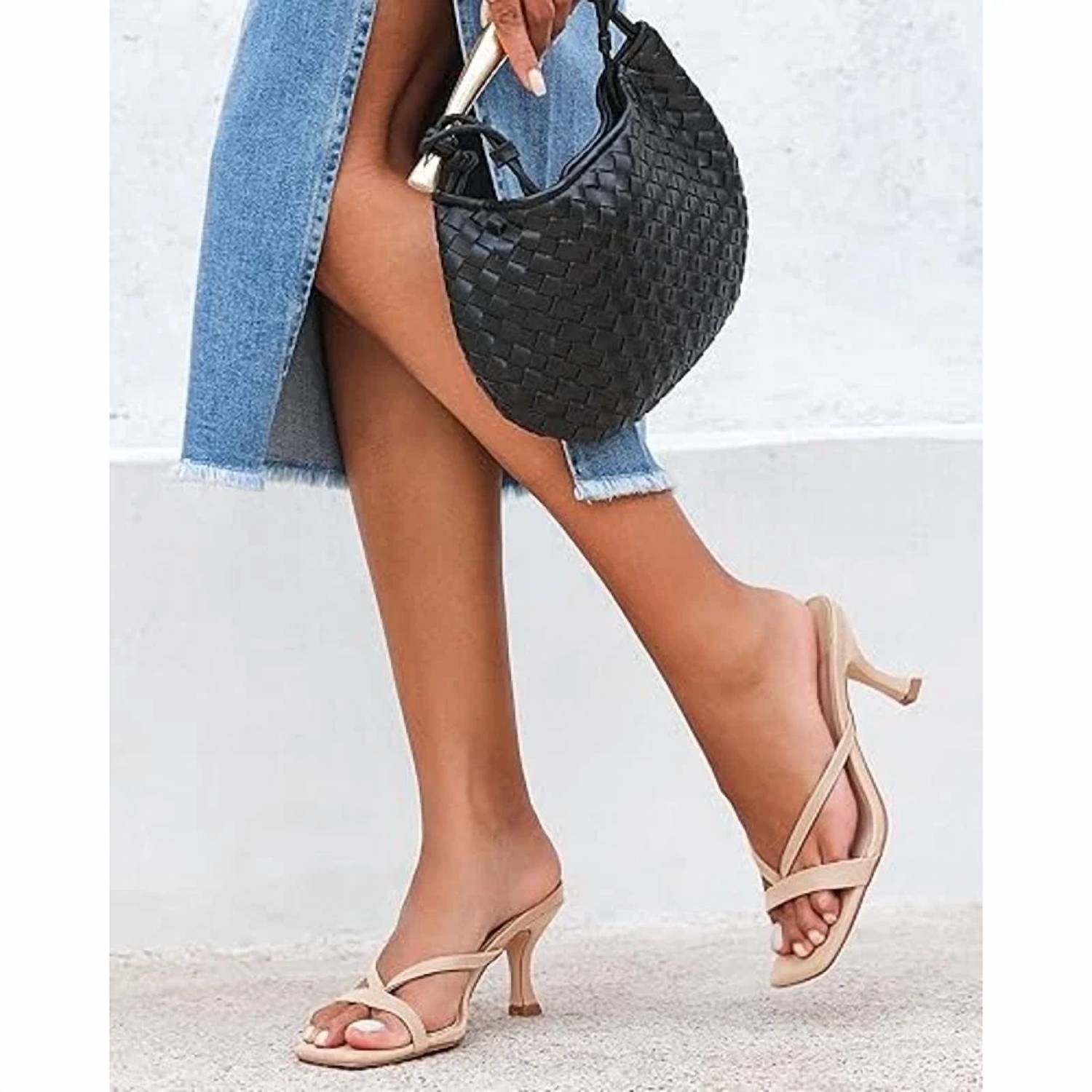 Ermonn - Women's Open Toe Thong Slide On Sandals
