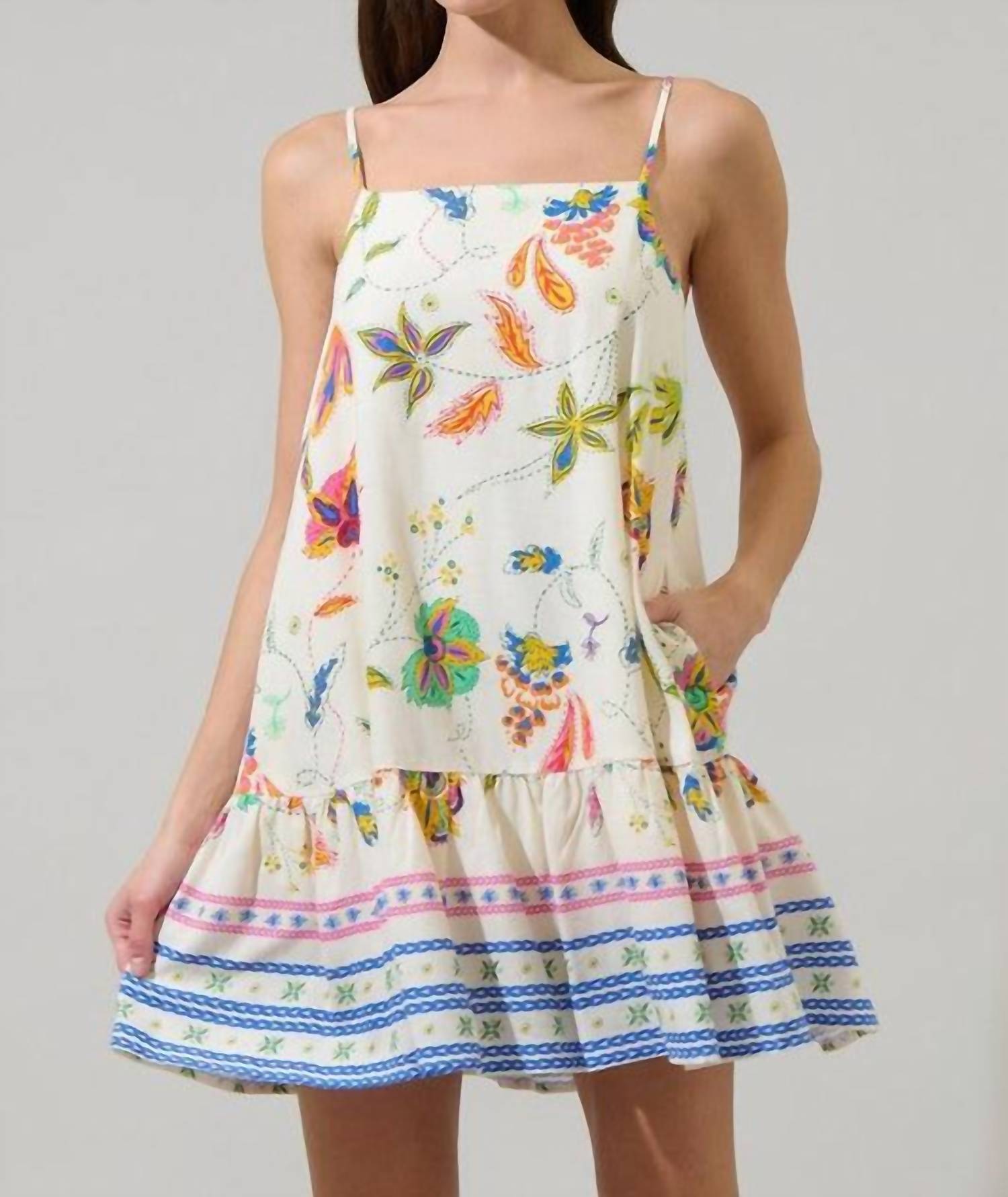Sugarlips - Floating Florals Mini Dress