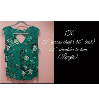 Daniel Rainn - Floral Crochet Lace Sleeveless Blouse