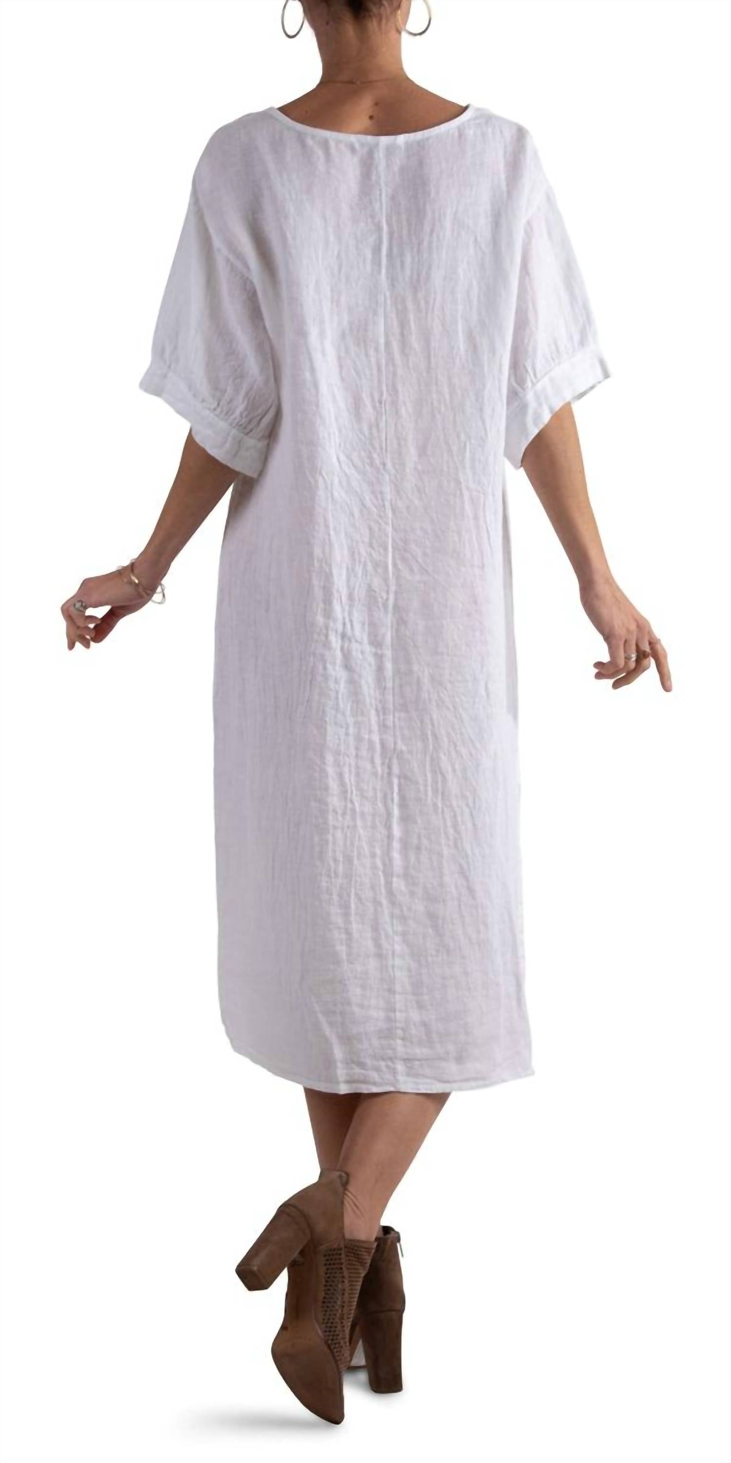 Gigi Moda - Matera Linen Midi Dress