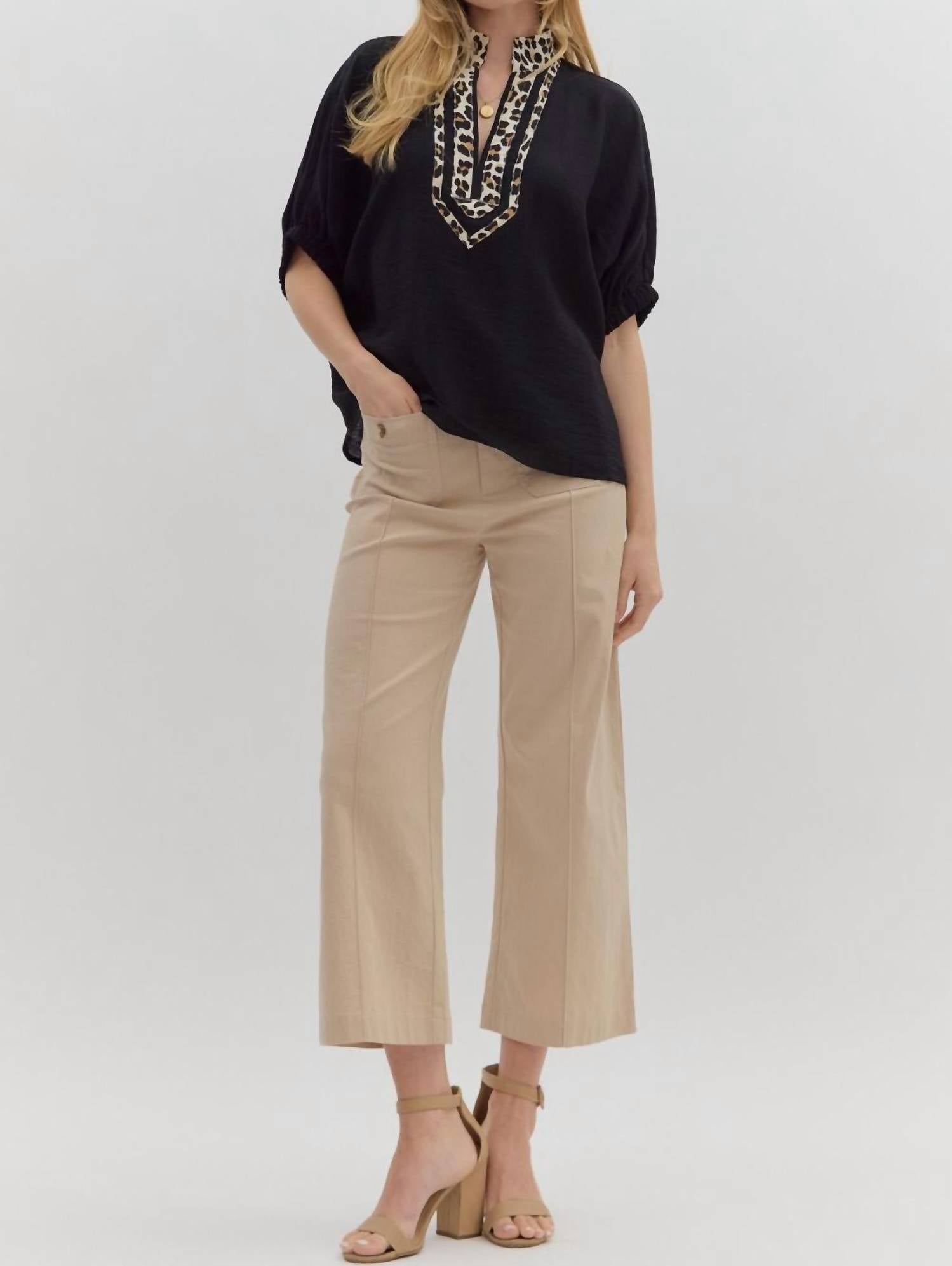 entro In My Heart Top in my heart top in black - women's t-shirt