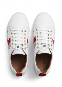 Fairfax & Favor Women's Alexandra Trainer Shoe in cherry stone - women's shoe - alternate view