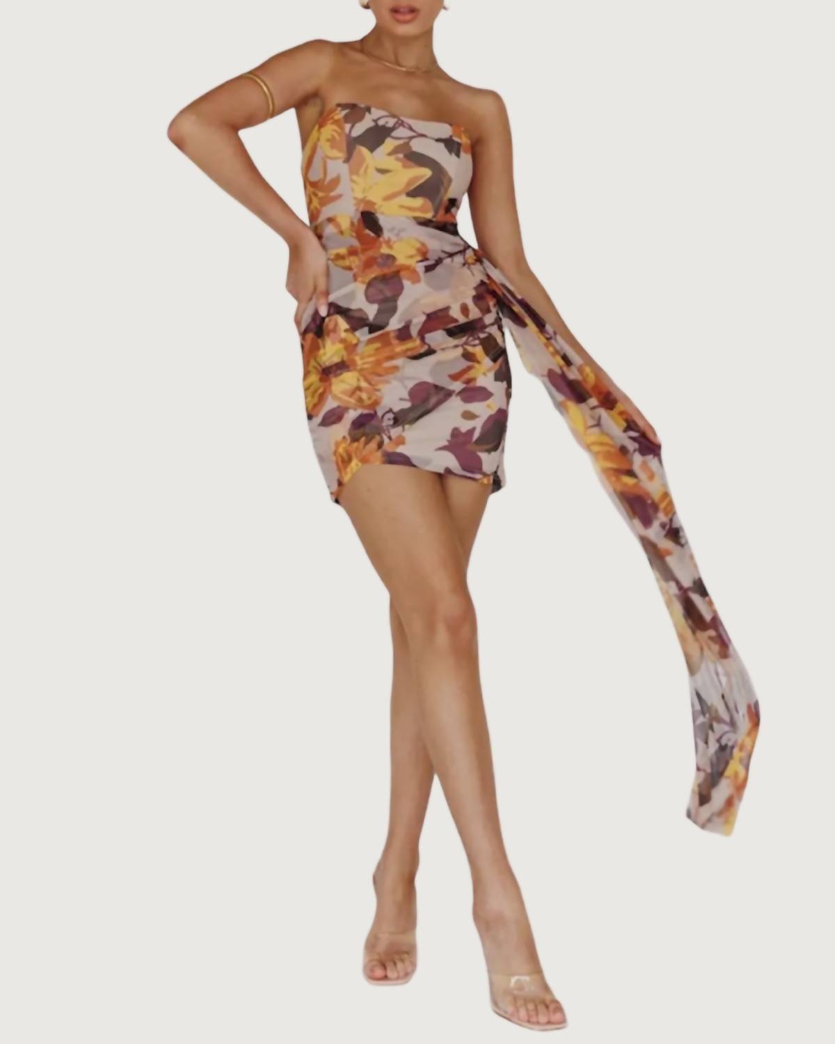 One & Only - Caroline Strapless Mini Dress