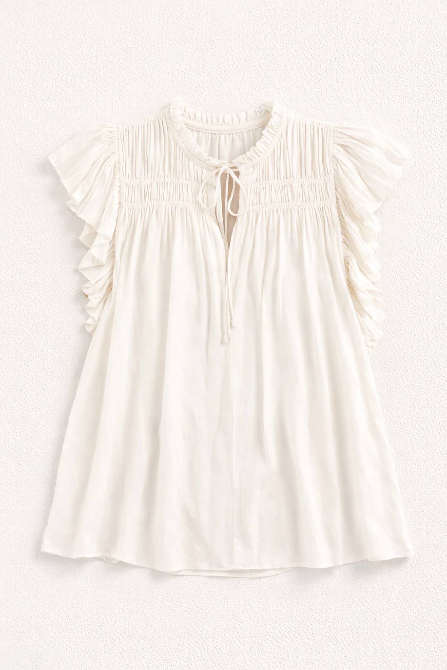 Ulla Johnson - Agosta Flutter Sleeve Top