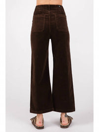 Letter To Juliet - Patch Pocket Corduroy Culottes