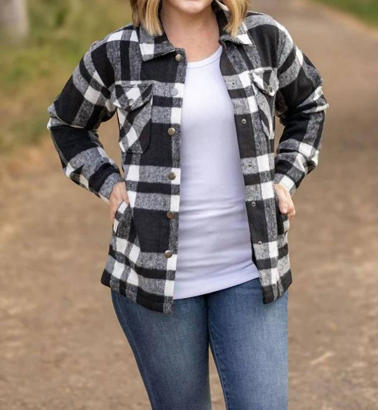 Michelle Mae - Norah Plaid Shacket